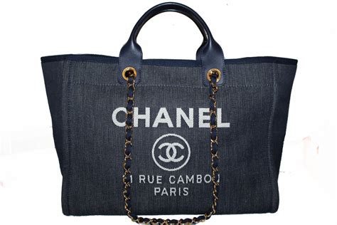 chanel cloth tote bag|authentic chanel shopping bag.